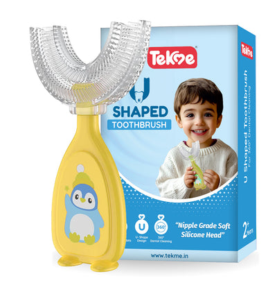 Kids U-Shaped Silicone Toothbrush
