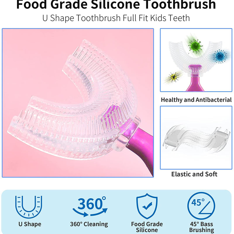Kids U-Shaped Silicone Toothbrush
