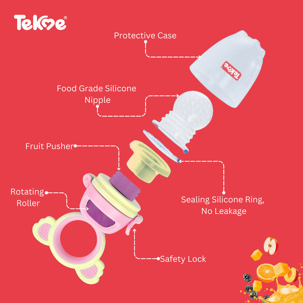 Silicone Baby Fruit Feeder Nibbler