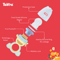 Silicone Baby Fruit Feeder Nibbler