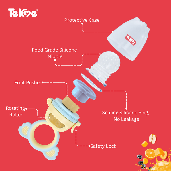 Silicone Baby Fruit Feeder Nibbler