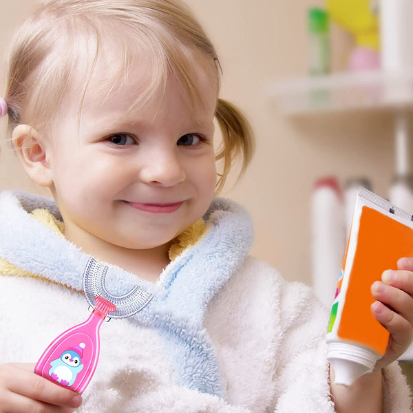 Kids U-Shaped Silicone Toothbrush