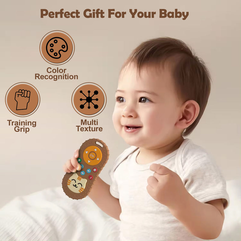 Cat Silicone Baby Teether Toy