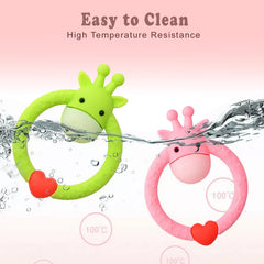Giraffe Silicone Baby Teether Toy