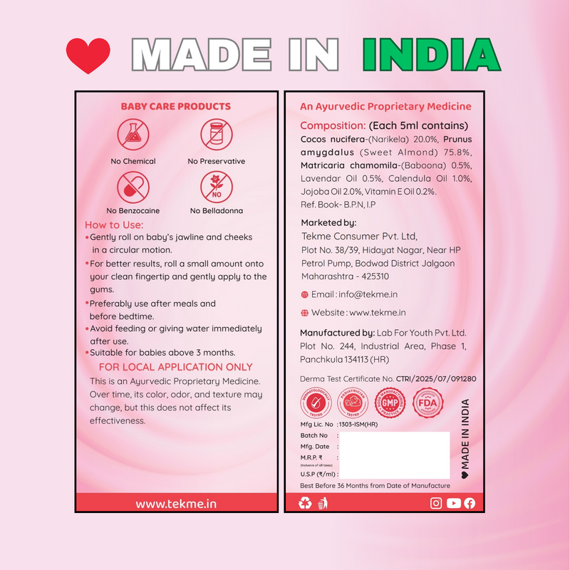 Baby Teething Soothing Roll On