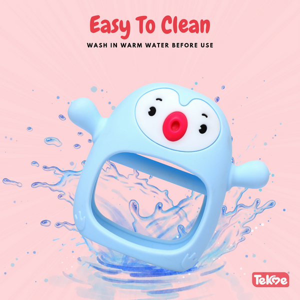 Penguin Silicone Baby Teether Toy