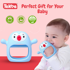 Penguin Silicone Baby Teether Toy