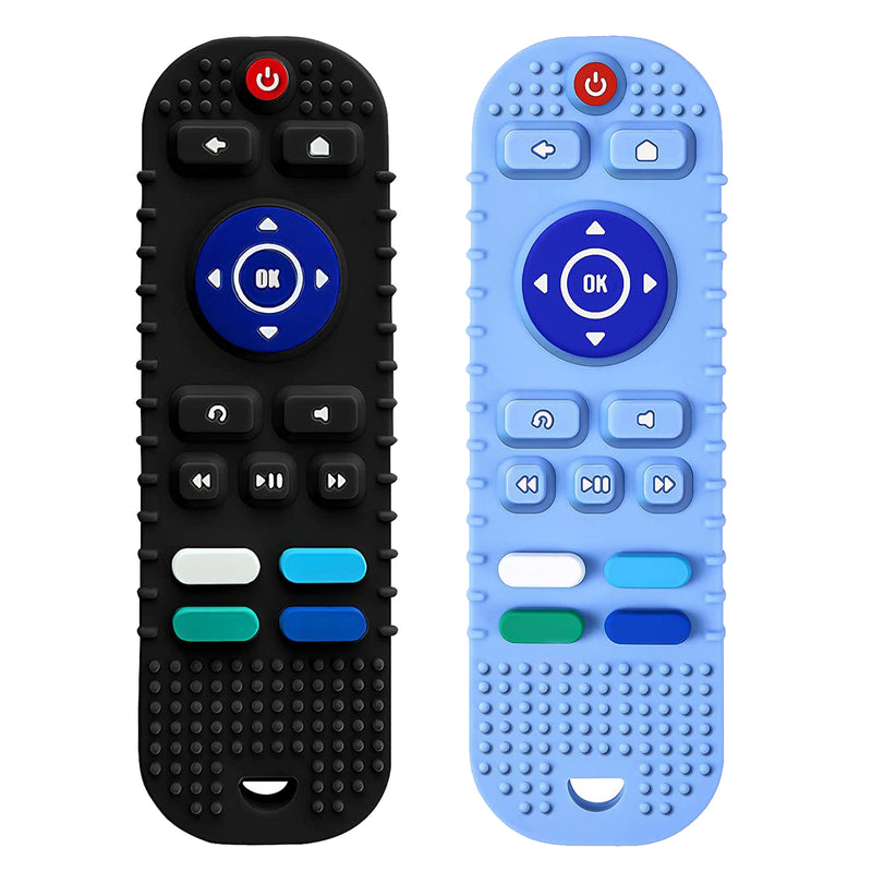 Remote Silicone Baby Teether Combo