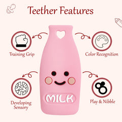 Milk Bottle Silicone Baby Teether