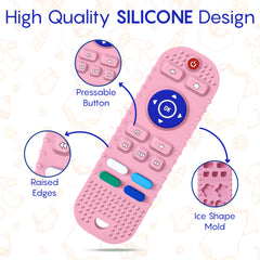 Remote Silicone Baby Teether Toy