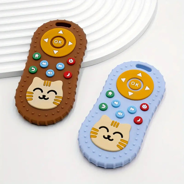 Cat Silicone Baby Teether Toy