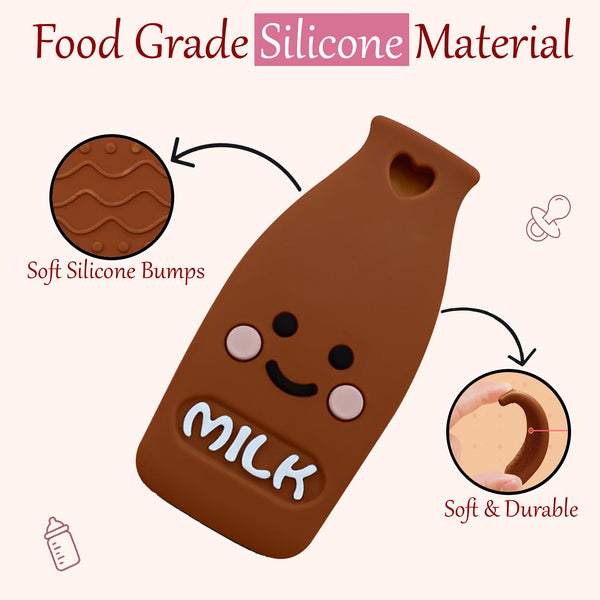 Milk Bottle Silicone Baby Teether