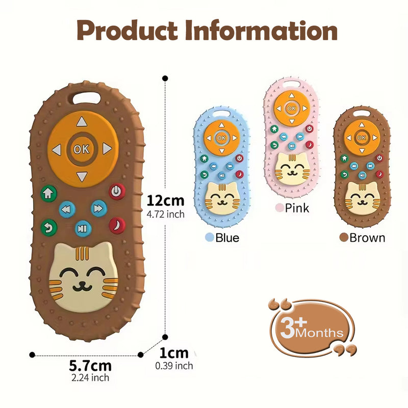 Cute Cat Silicone Baby Teether