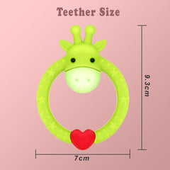 Giraffe Silicone Baby Teether Toy
