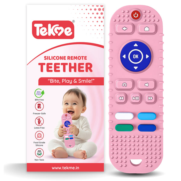 Remote Silicone Baby Teether Toy