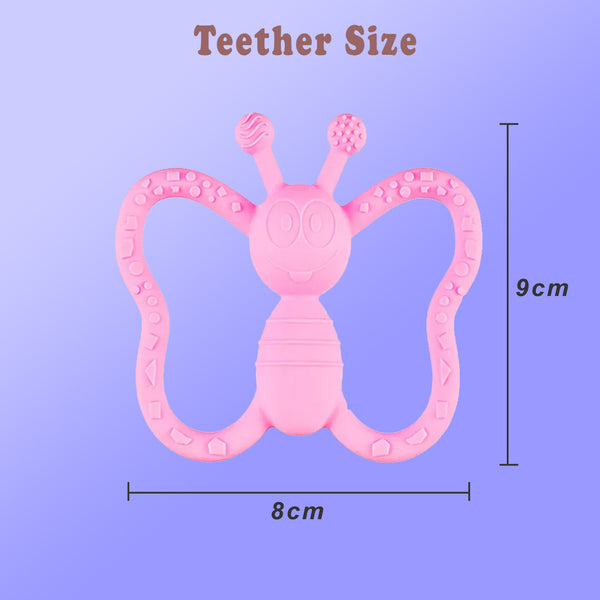 Butterfly Silicone Baby Teether Toy