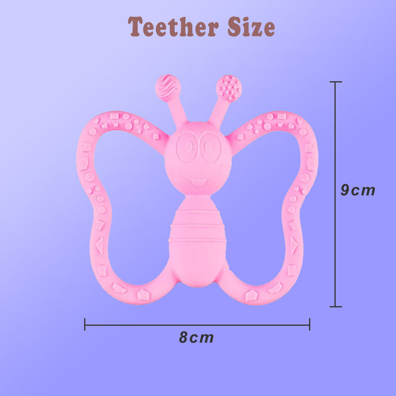 Butterfly Silicone Baby Teether Toy