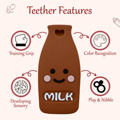 Milk Bottle Silicone Baby Teether