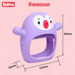 Penguin Silicone Baby Teether Toy