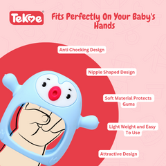 Penguin Silicone Baby Teether Toy