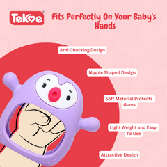 Penguin Silicone Baby Teether Toy