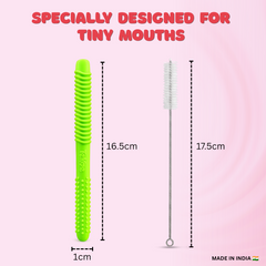 Silicone Baby Teething Tubes Set