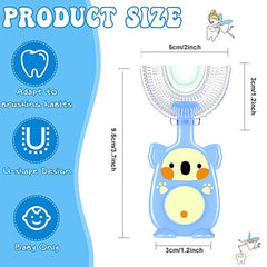 Kids U-Shaped Silicone Toothbrush
