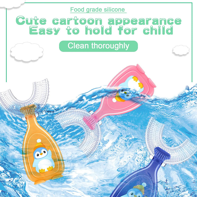 Kids U-Shaped Silicone Toothbrush