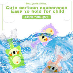 Kids U-Shaped Silicone Toothbrush
