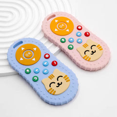 Cat Silicone Baby Teether Toy