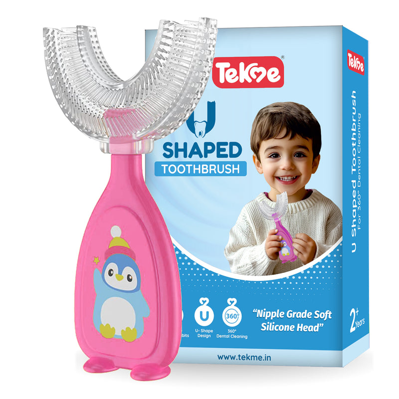Kids U-Shaped Silicone Toothbrush