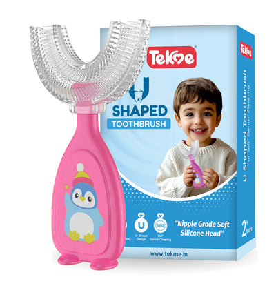 Kids U-Shaped Silicone Toothbrush