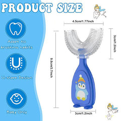 Kids U-Shaped Toothbrush Set